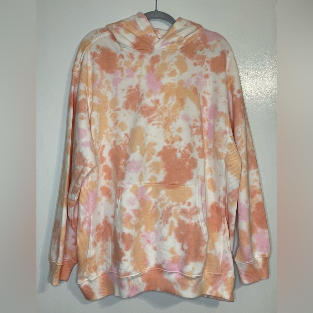 NWOT Aerie Tie Dye Oversized Hoodie - Size Large - Picture 1 of 9